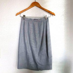 Gray Pencil Skirt